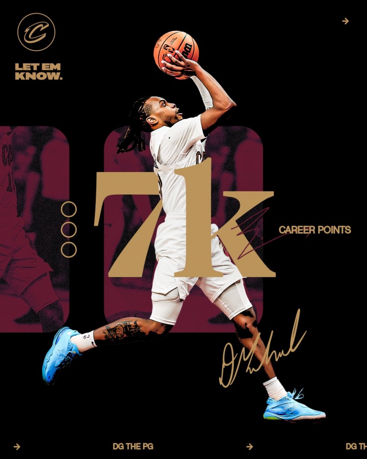 未來可期！加蘭騎士生涯得分達到7000分 隊史第11位！